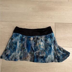 Lululemon Athletica Blue Pace Rival Skirt